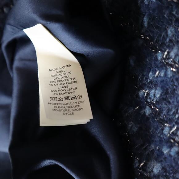 Kate Spade Madison Ave Joelle Tweed Tiered Skirt Size 14 - Picture 6 of 7